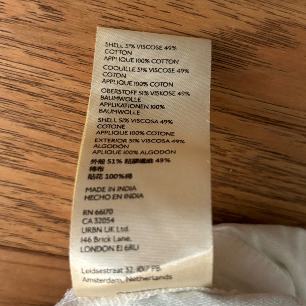 NWT Anthropologie Green and Cream Patterned High Waist Shorts - Picture 6 of 8